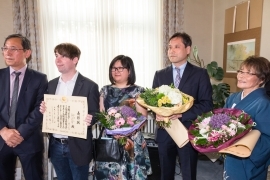 表彰式の様子