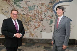 Foto OB Meyer und GK Iwama