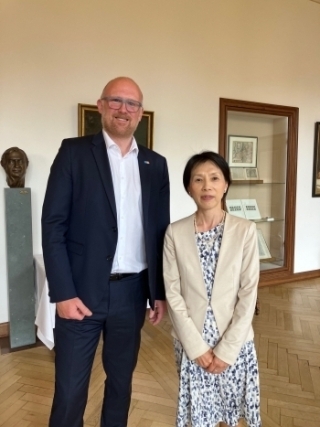 Besuch bei Oberbürgermeister Link